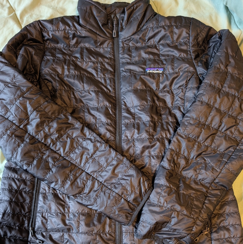 Patagonia Quilted Nanopuff Jacket in Black